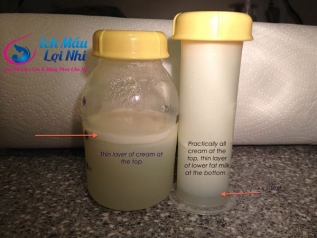 Sữa mẹ rã đông, để ngăn mát có váng dầu mỡ có phải bị hỏng không?